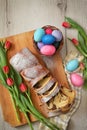 Romanian Easter bread Ã¢â¬â Cozonac on Easter Table